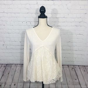 Altar’d State Cream Top Size M